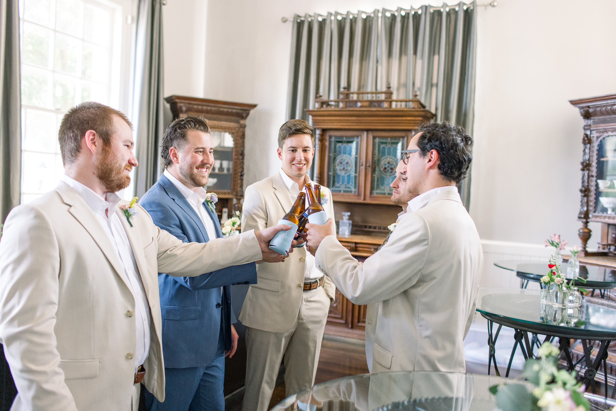 okc wedding groomsmen photo