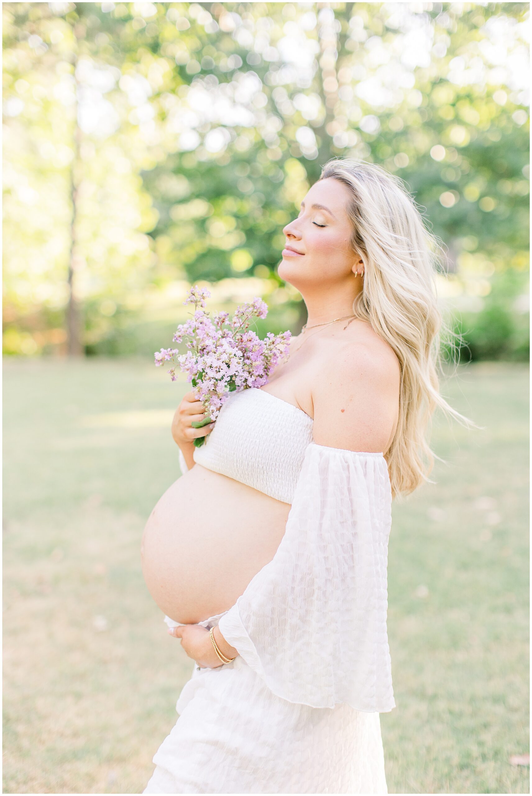 dreamy maternity session in okc