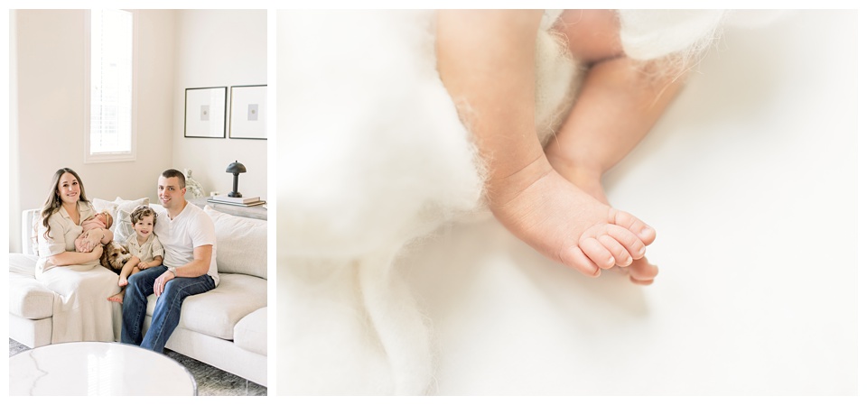 newborn photo from in home session 