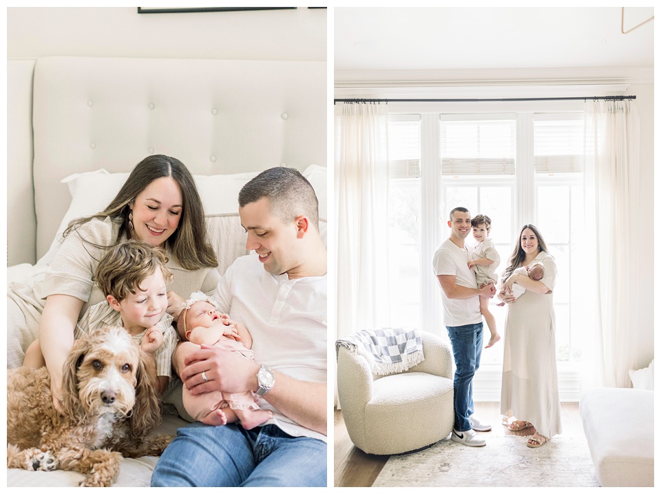 family photos at home