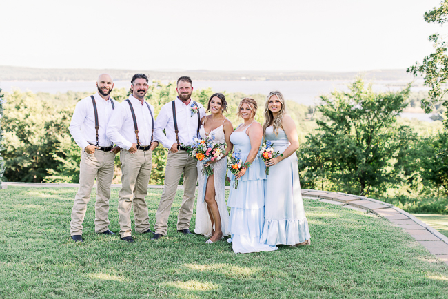 wedding party photo